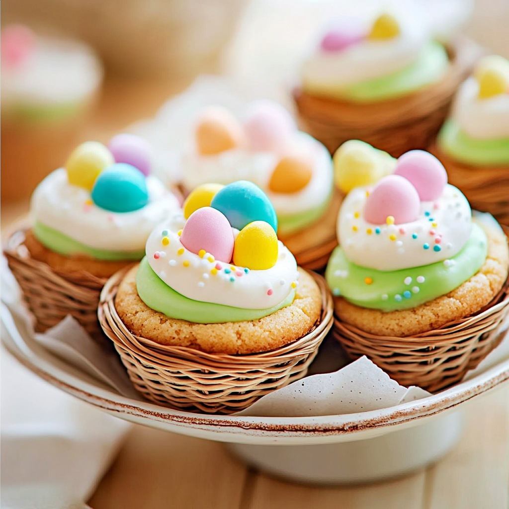 Delightful Easter Basket Sugar Cookies Cups Recipe
