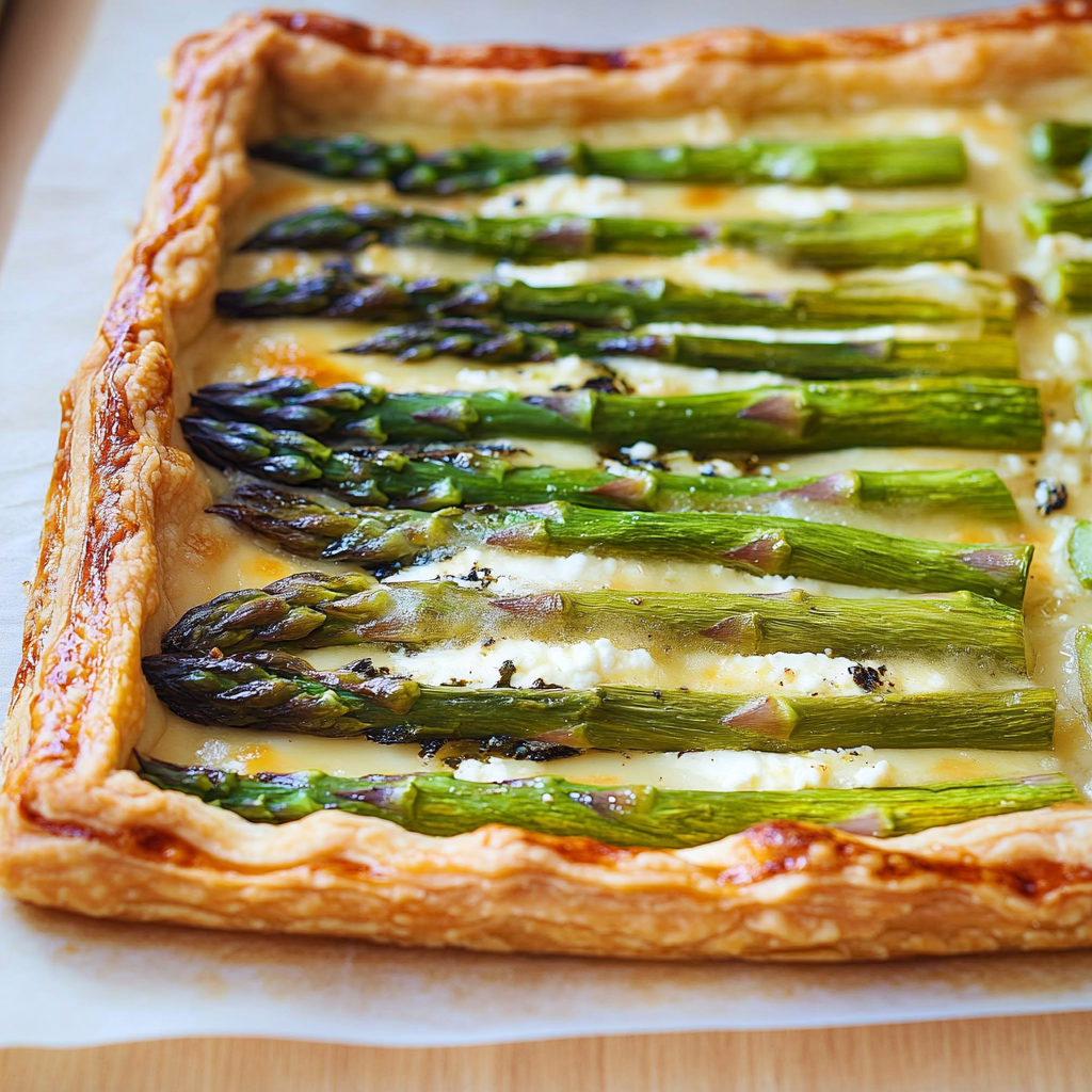 Asparagus and Goat Cheese Tart