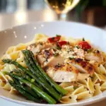 Chicken and Asparagus Pasta Dish