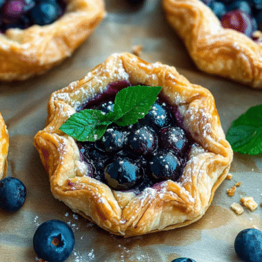 Mini Blueberry Galettes