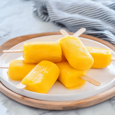 Frozen Mango Yogurt Pops