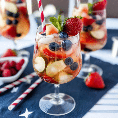 Red White & Blue Sangria