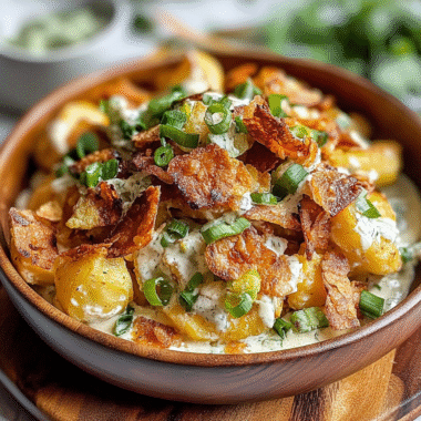 Crispy Smashed Potato Salad