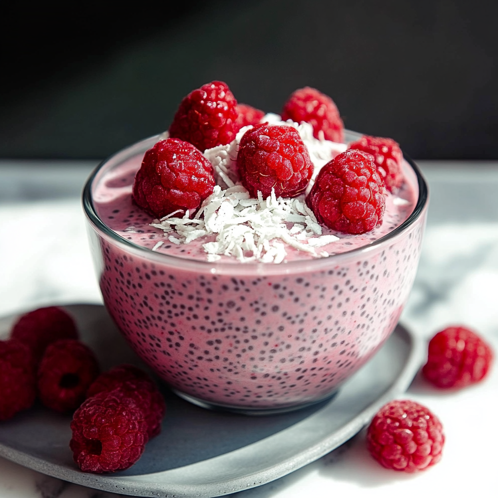 Raspberry Chia Pudding