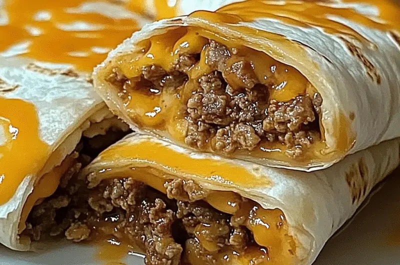Beef and Cheese Burrito