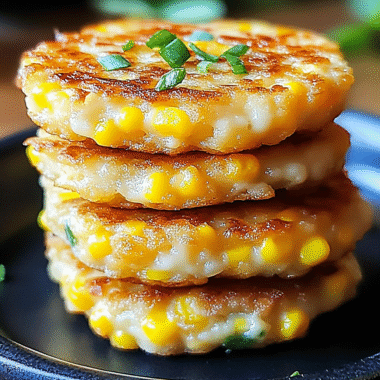 Cheesy Corn Fritters