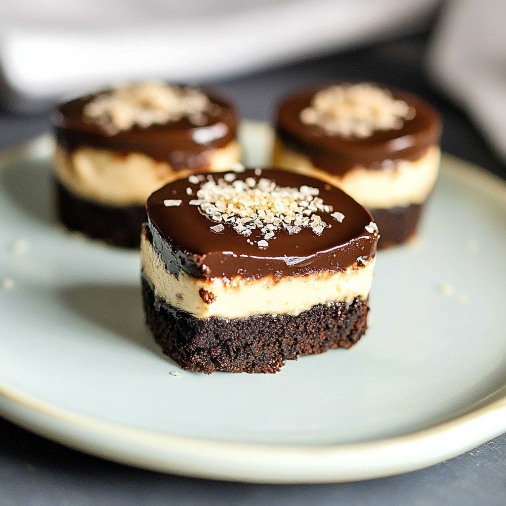 Baileys Cheesecake Brownie Bites