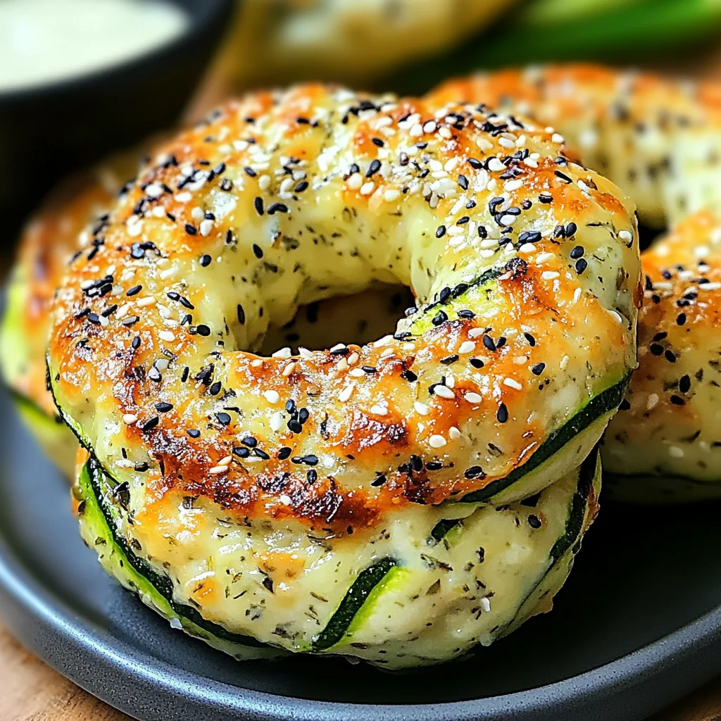 Zucchini Bagels