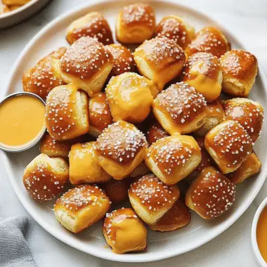 Homemade Soft Pretzel Bites