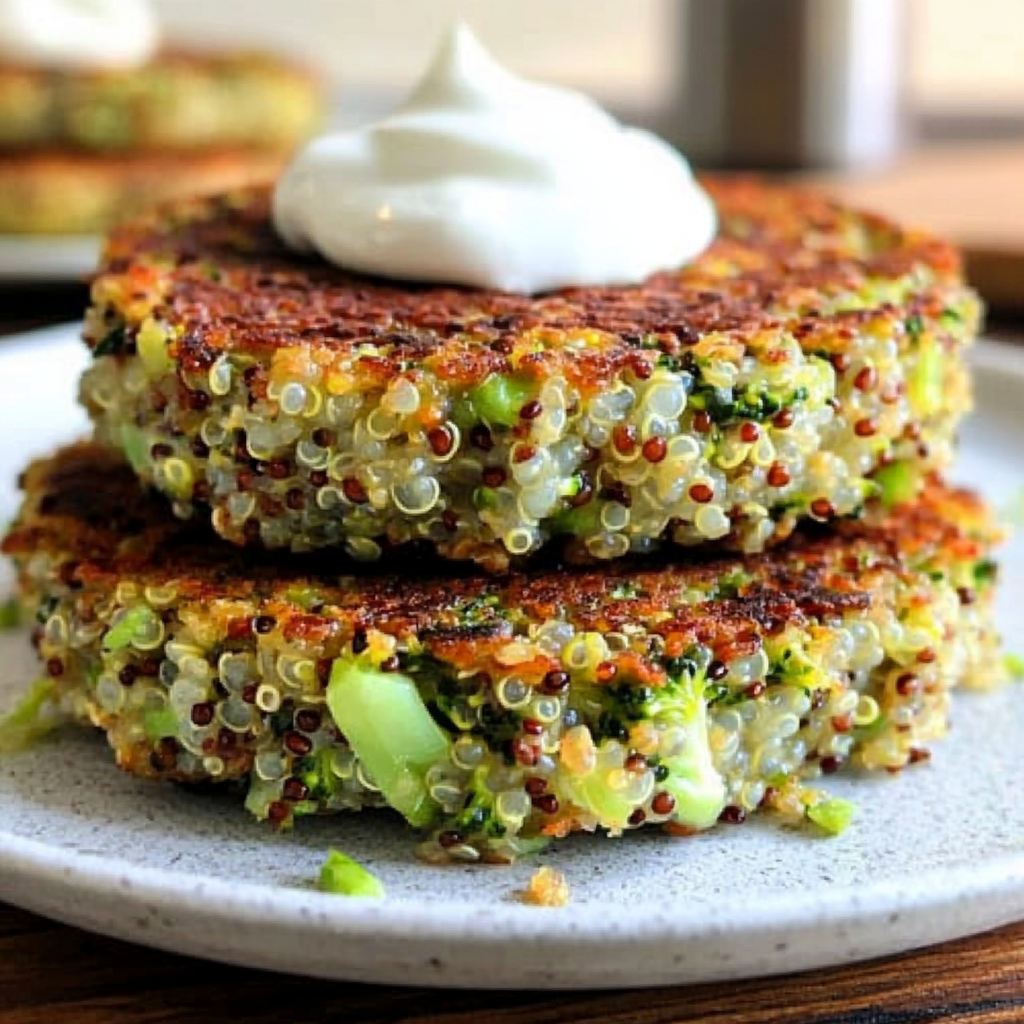 Broccoli and Quinoa Breakfast Patties