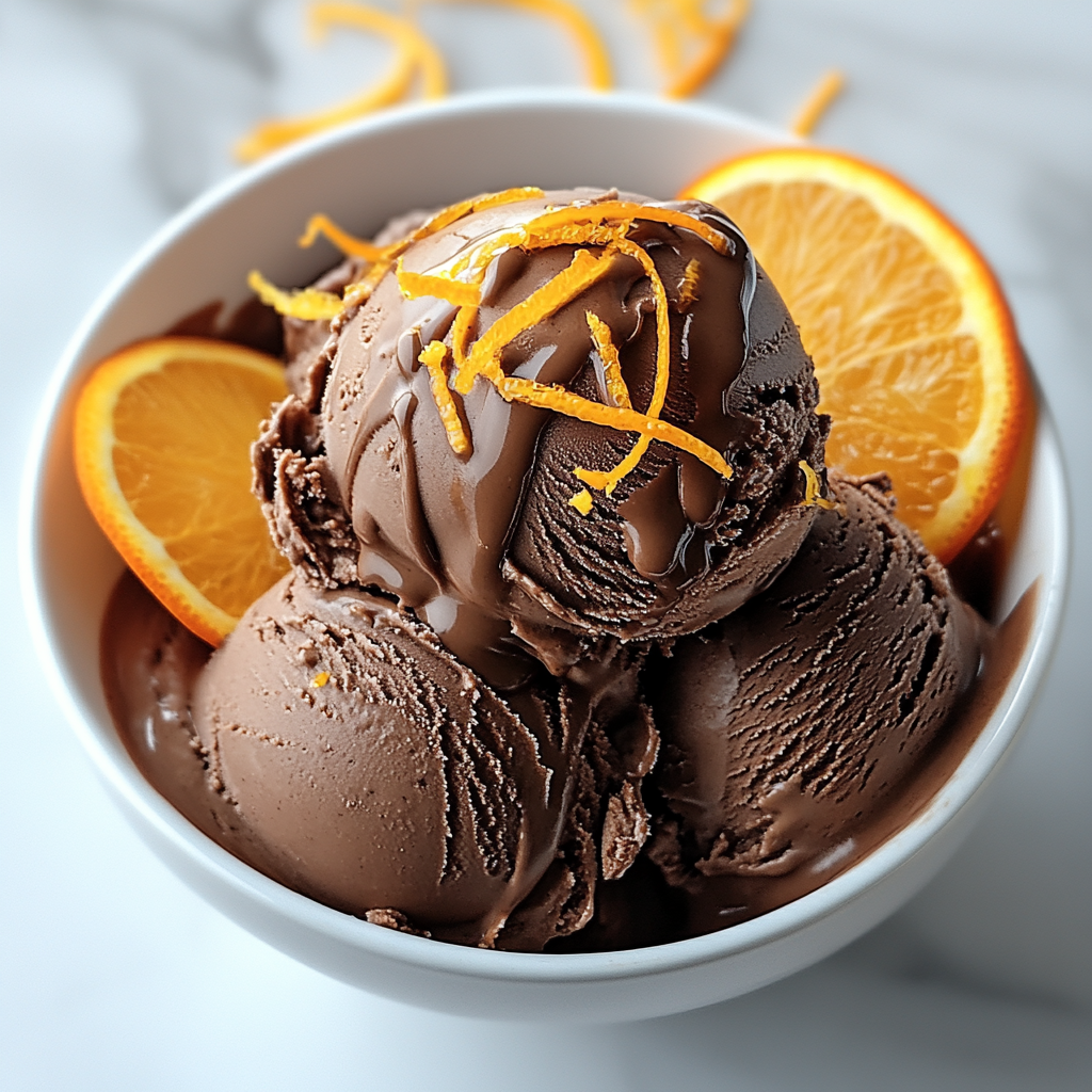 Chocolate Orange Ice Cream