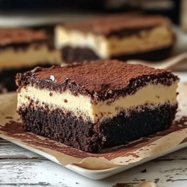 Tiramisu Brownies