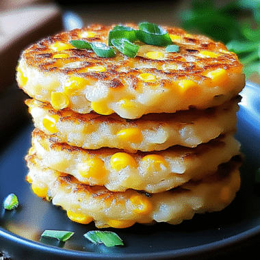Cheesy Corn Fritters