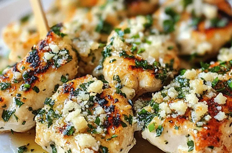 Blackstone Garlic Parmesan Chicken