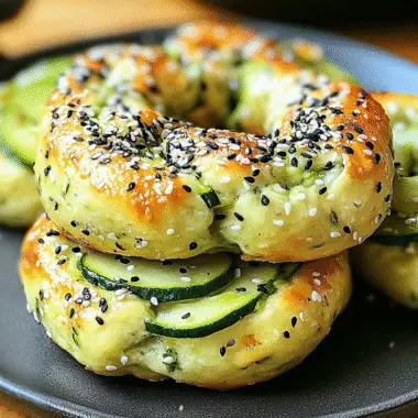 Zucchini Bagels