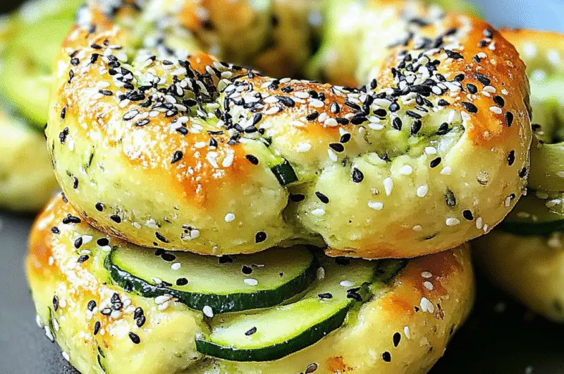 Zucchini Bagels
