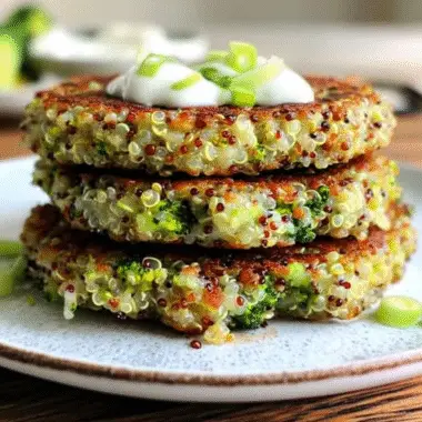 Broccoli and Quinoa Breakfast Patties