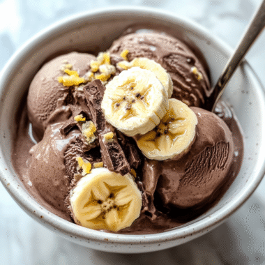 Chocolate Banana Ice Cream