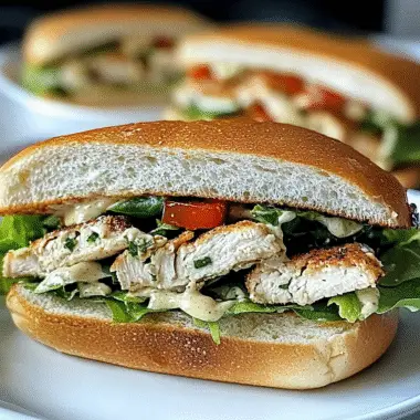 Chicken Caesar Sandwich