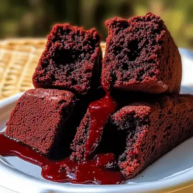 Fudgy Brownie Sticks with Dip