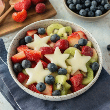 4th of July Patriotic Fruit Salad