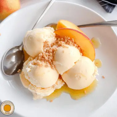 Ninja Creami Peach Frozen Yogurt