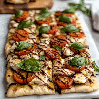 Chicken Caprese Flatbread