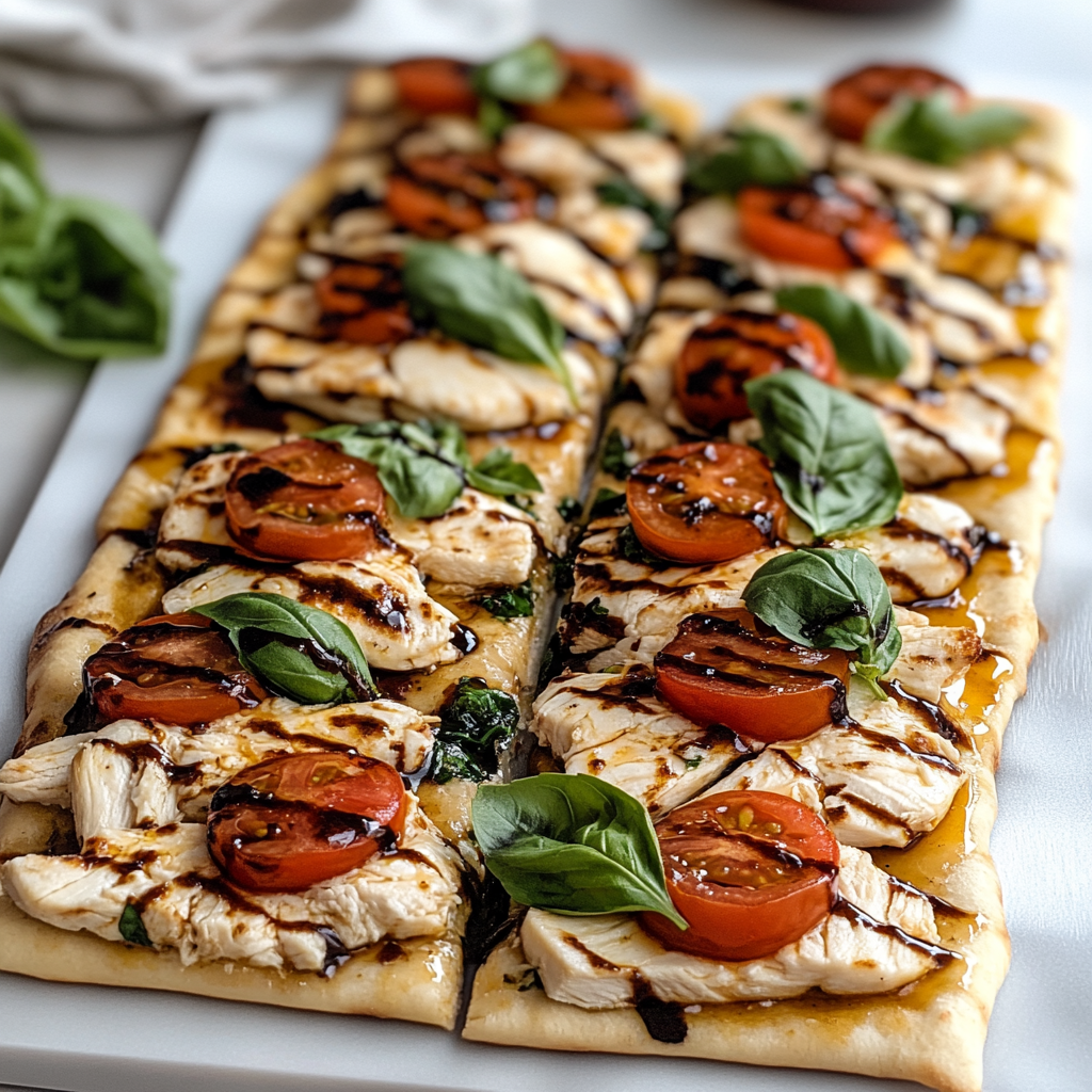 Chicken Caprese Flatbread