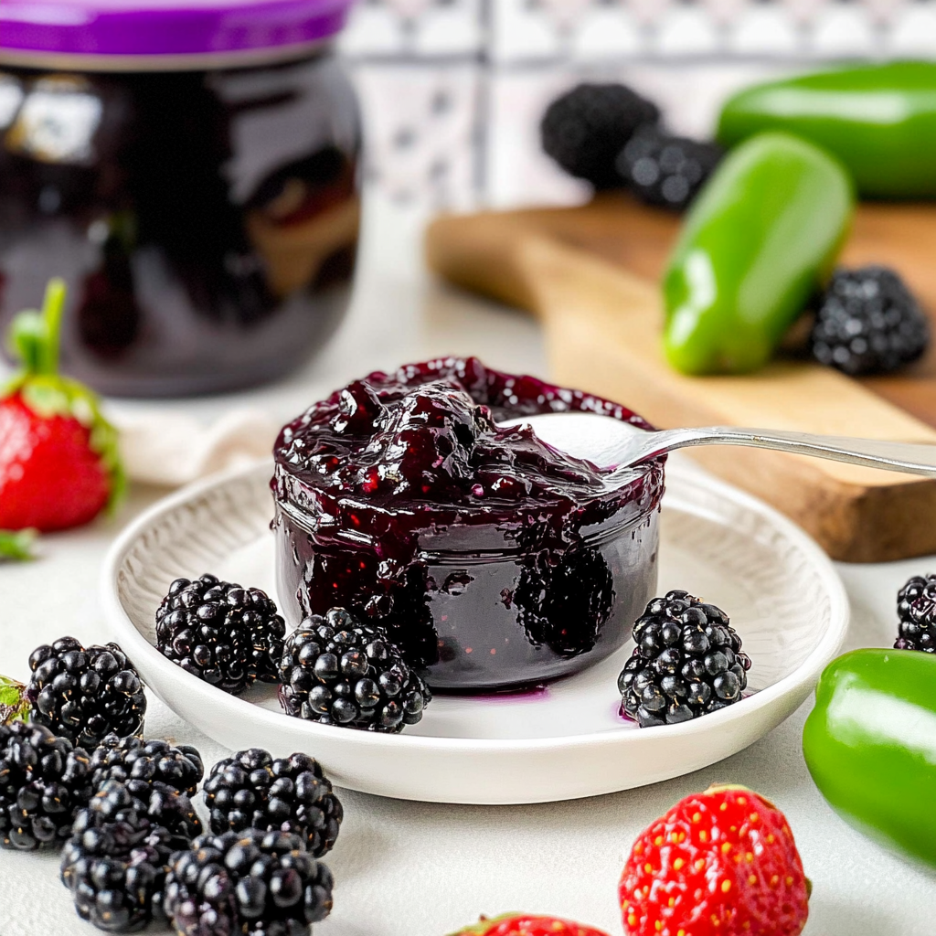 Blackberry Jalapeno Jam