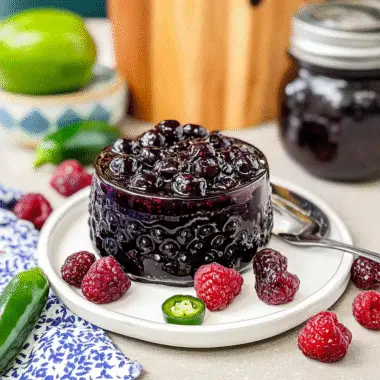 Blackberry Jalapeno Jam