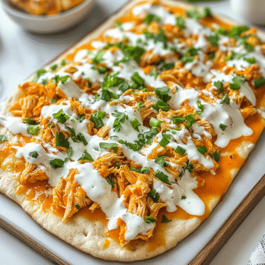 Buffalo Chicken Flatbread