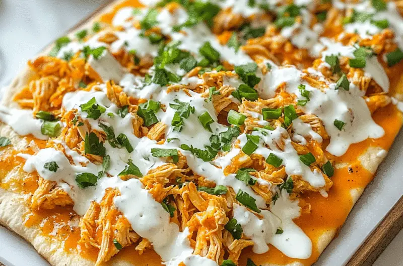 Buffalo Chicken Flatbread