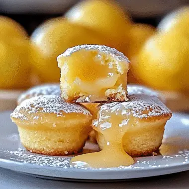 Lemon Bar Cookie Cups