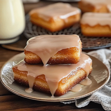 Maple Donut Bars