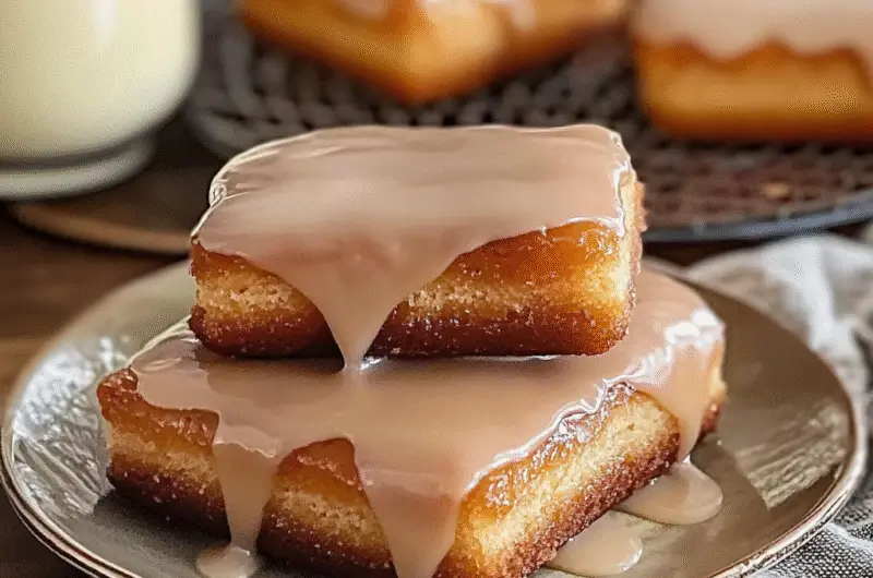 Maple Donut Bars