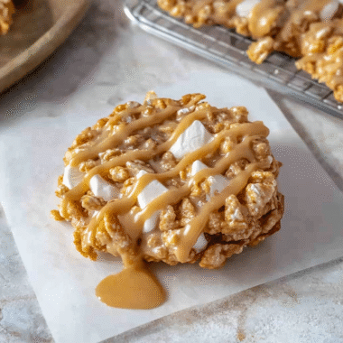 Crumbl No-bake Marshmallow Peanut Butter Cookies