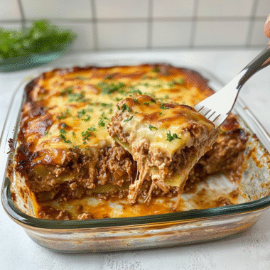 Rich Peanut Greek Moussaka