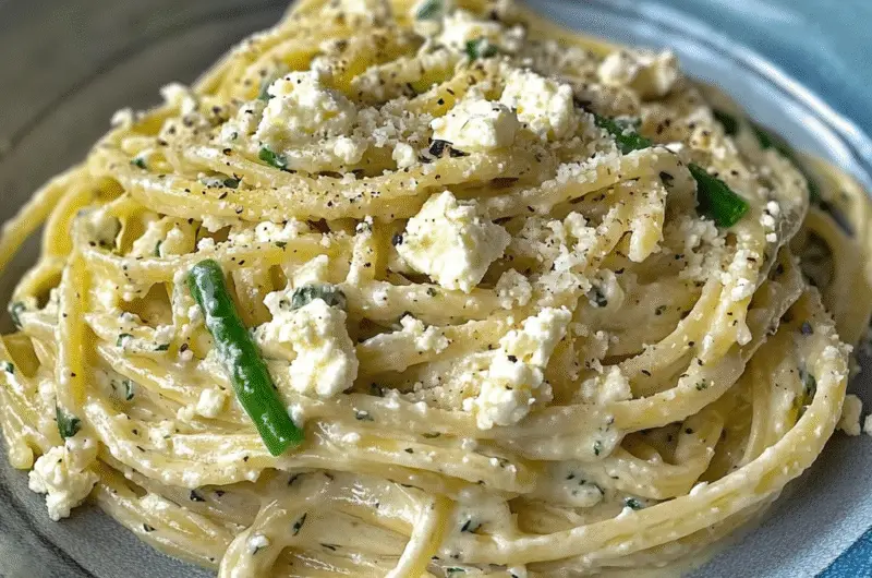 Zesty Lemon Feta Pasta