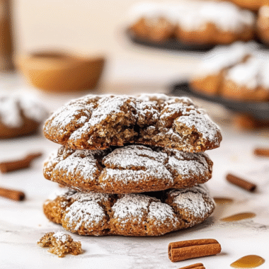 Cinnamon Coffee Crinkles