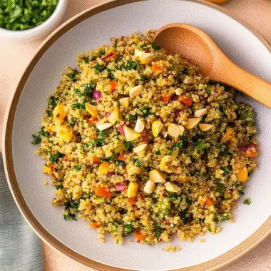 Crispy Quinoa Salad
