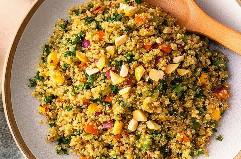 Crispy Quinoa Salad
