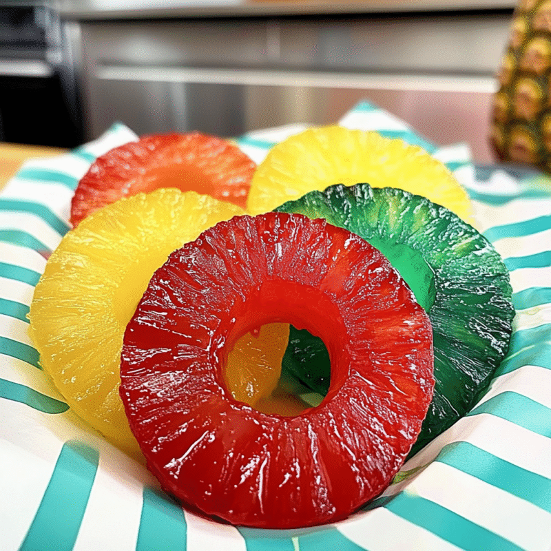 Kool Aid Soaked Pineapple - Cookingsteps.com