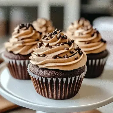 Espresso Cupcakes with Espresso Frosting