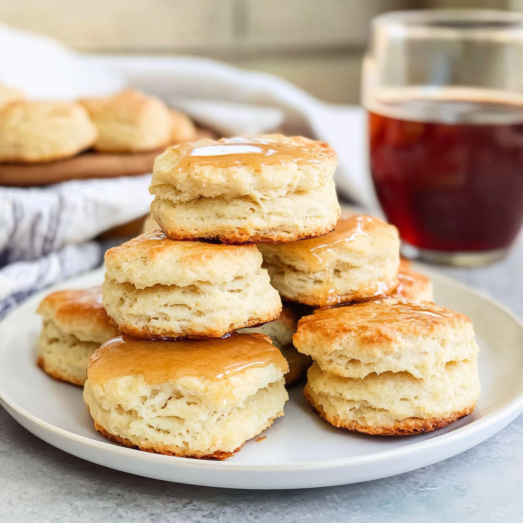 Apple Biscuits with Honey Butter