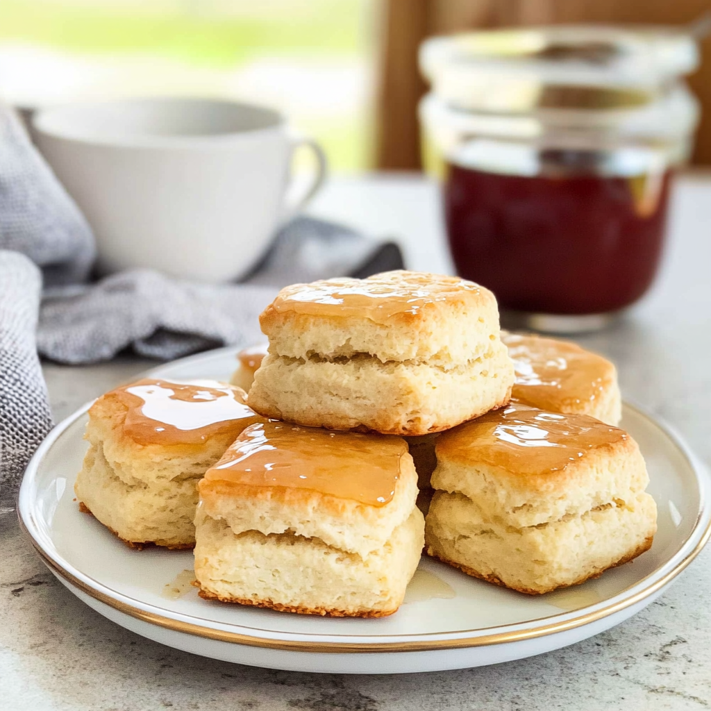 Apple Biscuits with Honey Butter