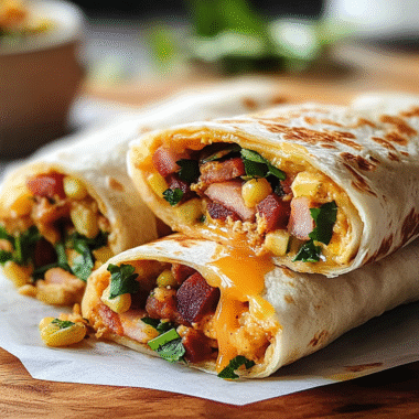Corn Breakfast Burrito