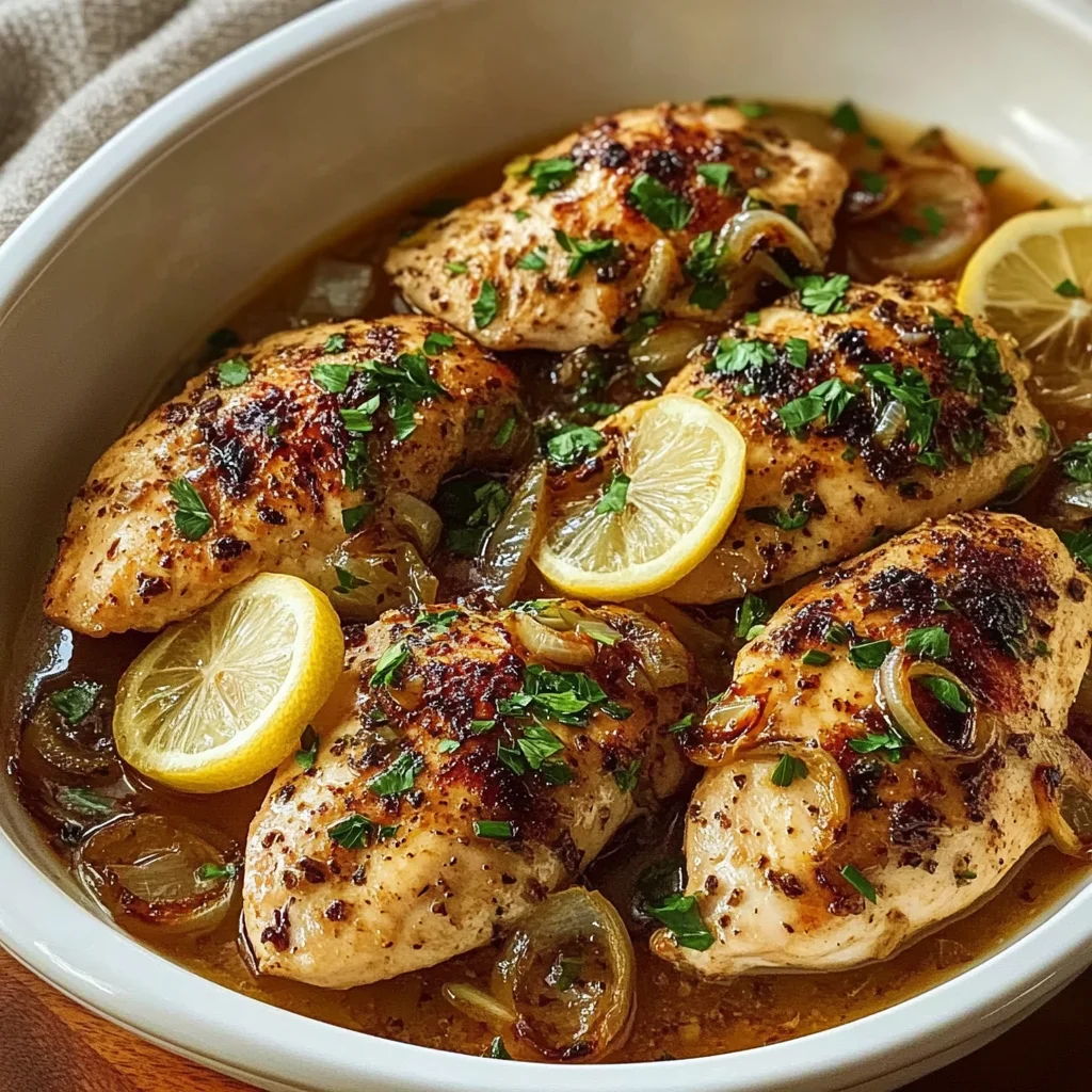 Lemon Shallot Chicken