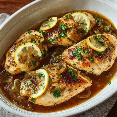 Lemon Shallot Chicken