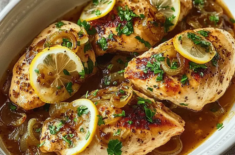 Lemon Shallot Chicken