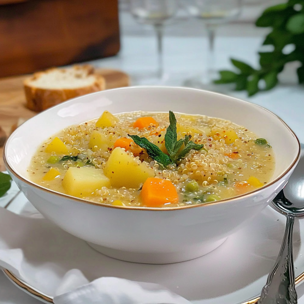Creamy Quinoa Potato Soup